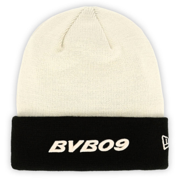 Borussia Dortmund BVB New Era Beanie BVB09 Offwhite-Schwarz